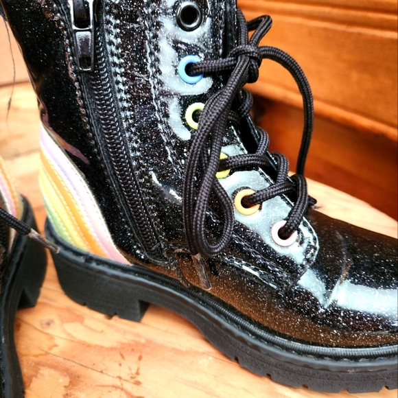 CupCake Couture Toddler girls Sky Combat Boot-size 10 - Picture 6 of 10